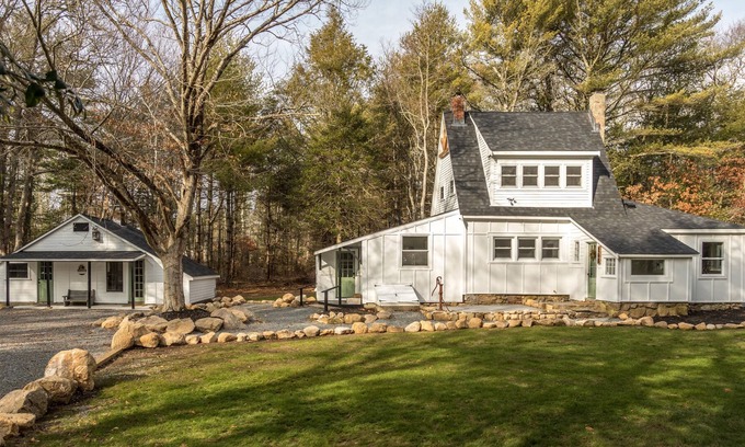 Mattapoisett House | The Nordic Cottage, Main & Guest House w/ Fire Pit