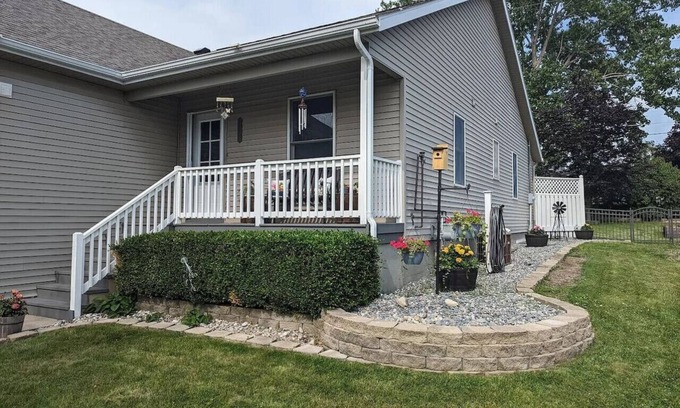 Ludington House | North Shores: Upscale Home Steps from the Beach