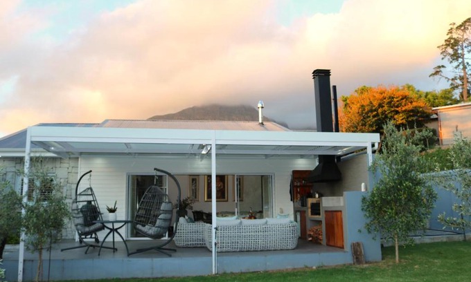 Somerset West House | Experience The Olive Terrace: Family-Friendly with Pool
