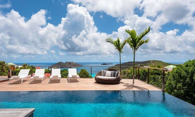 Flamands Villa | Elegant 3-Bedroom Ocean View Villa in Colombier Hillside