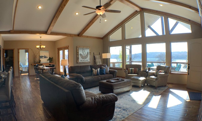 Shell Knob House | Tranquil Owl's Nest with Lake Views and Private Hot Tub