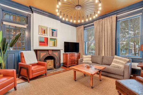 Historic District - North House | Elegant Palm House with Private Patio in Downtown Oasis