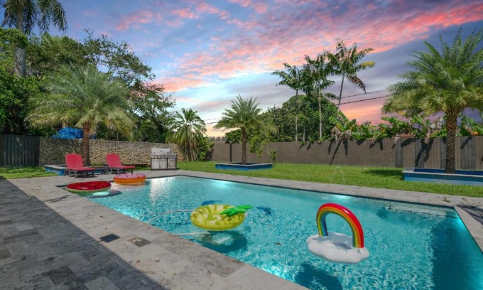 Cutler Bay House | Experience The Palms: Poolside Fun and Foosball Delight