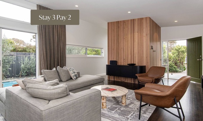 St. Andrews Beach House | Modern Coastal Escape with Oceanfront Poolside Serenity