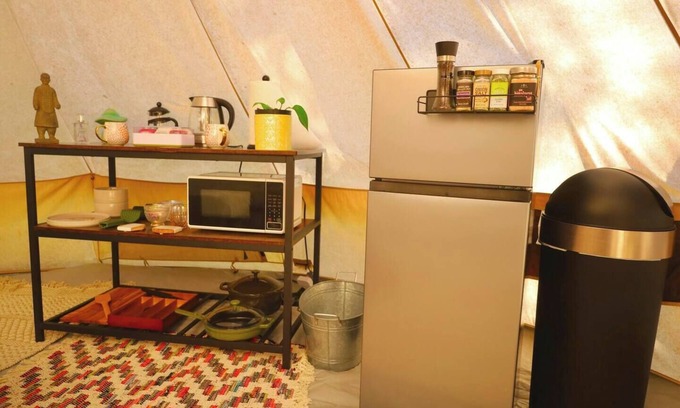 Douglassville Cabin | Experience The Pines: Family-Friendly Safari Tent Escape