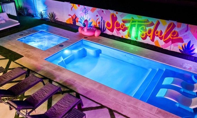 Papago Parkway House | Discover The Pink Palm: Ocean View & Steps to Old Town