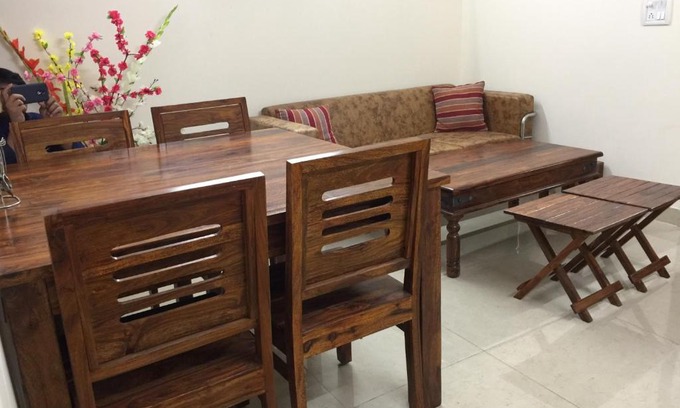 Sainik Farm House | Comfortable 2BHK Serviced Apartment at The Raveesh E24