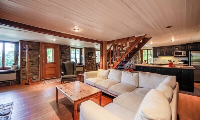 Saint Ferreol les Neiges House | Renaud House 1813: Perfect for Families with Ocean Views