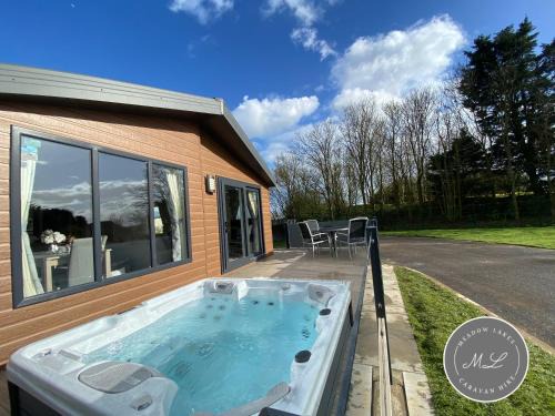 Chapel Saint Leonards House | Pet-Friendly Hot Tub Lodge at Golden Palm Resort