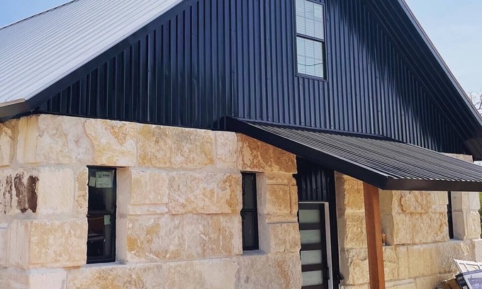 Llano House | Rugged Elegance: The Rock Stack on the Llano River