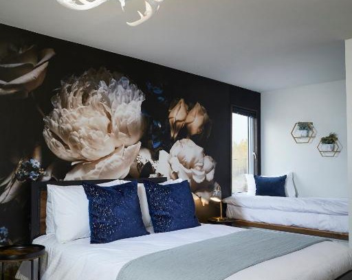Minden Hills Hotel | Cozy Retreat at The Rockcliffe Moore Falls - West Rose Suite