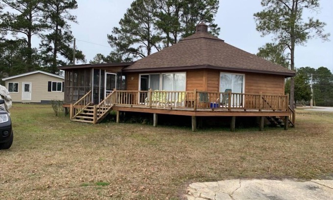 Summerton Cabin | Experience The Round House on Potato Creek with Ocean Views
