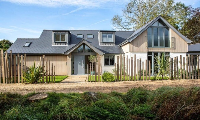 Chichester House | Elegant Salt House: Oceanfront Retreat with Pool & Hot Tub