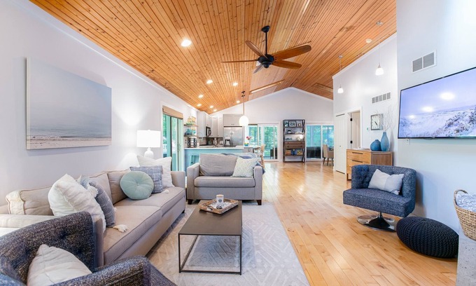 Sawyer House | Experience The Sawyer Cottage: 3-Bdrm Retreat with Hot Tub
