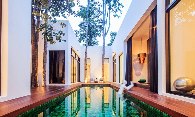 Chaweng City Center Hotel | Discover The Secret Pool Villas By The Library with Pools