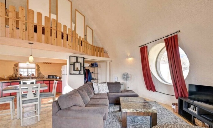 Crestone Apartment | Experience The Serene Dome: Pet & Child Friendly Retreat