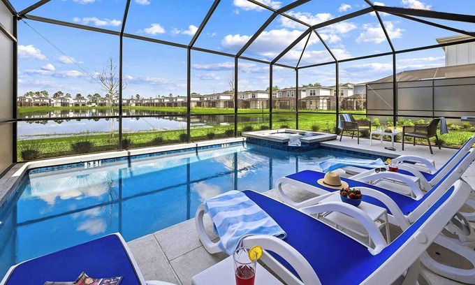 Florida Center House | Discover The Sublime: Deluxe Home with Pool Near Theme Parks