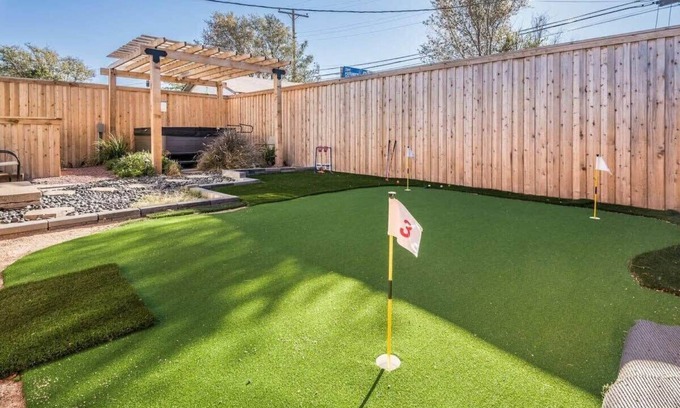 Amarillo House | Discover The SuiteSpot: Hot Tub, Mini-Golf & Private Yard