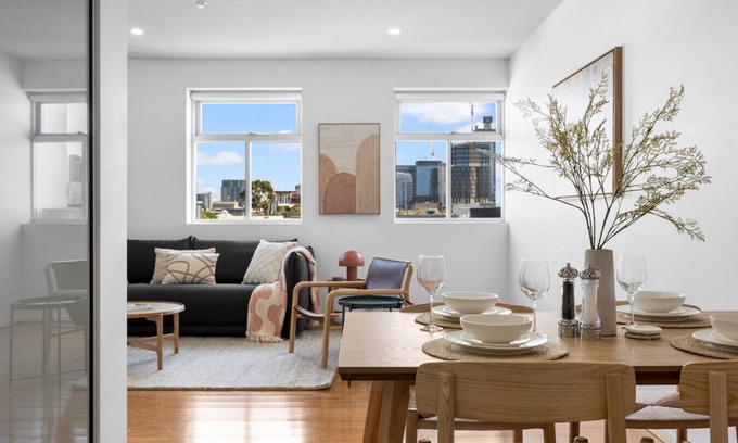Adelaide Central Business District Apartment | The Terrace - 1BR with Dedicated Workspace