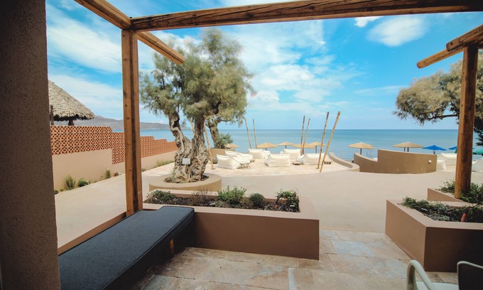 Kato Stalos Hotel | Experience The Theodore Boutique Hotel with Ocean Views