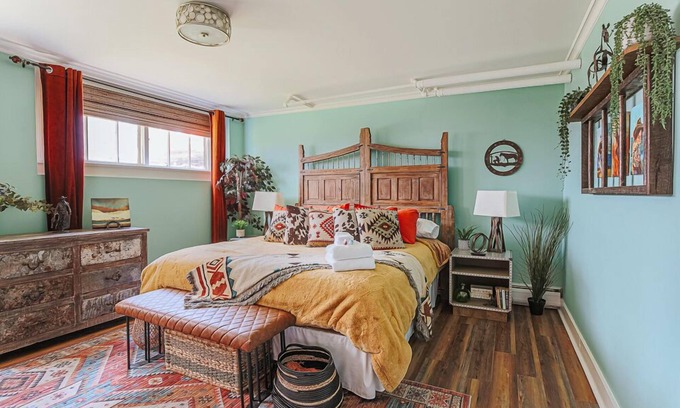 Staunton Apartment | Stylish Urban Cowboy Suite: Steps from Downtown Attractions