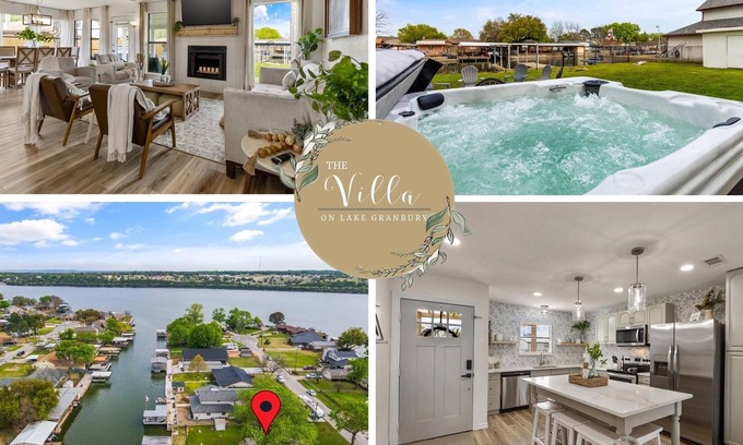 Granbury Villa | The Villa On Lake Granbury w/ Hot Tub, Sleeps 10