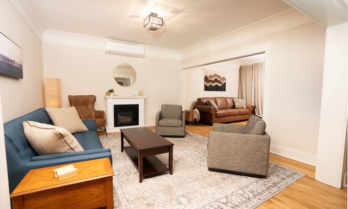 Forks Apartment | Unwind at The Vintage Hideaway: Bright Apartment & Spa