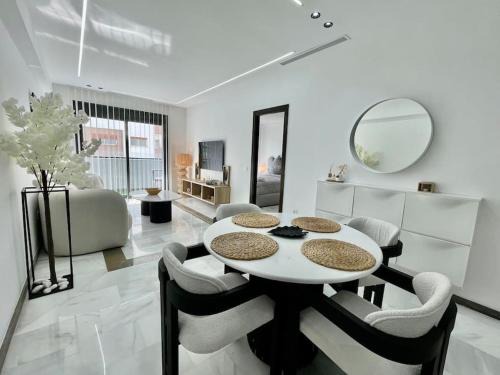 Tangier Apartment | The White Cristal - 2 BR with Balcony