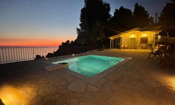 Evgiros House | Explore The White House Above Egremni with Ocean Views