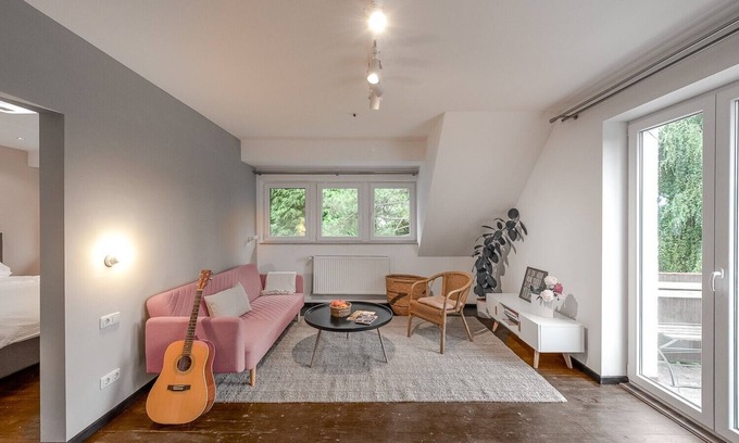 Westhoven Apartment | Relaxing Getaway at The Wiesenhaus on the Rhine River