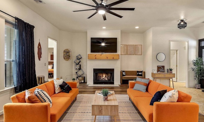 Catoosa House | Discover The Woodbriar: Prime Location & Cozy Patio Fire Pit