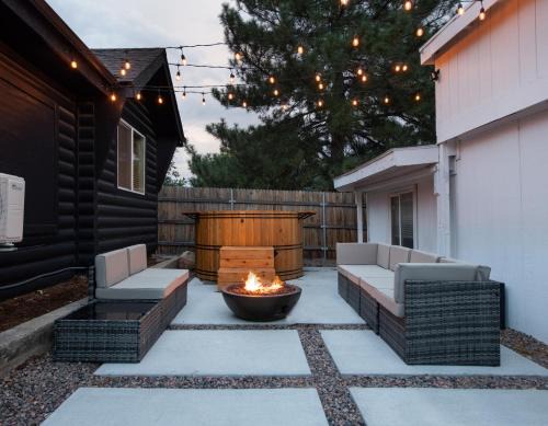 Berkley House | Experience The Yellow Door Denver: Game Room & Wood Spa
