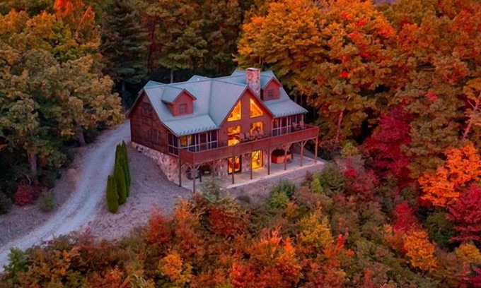Ferguson Cabin | Relaxing Retreat with Theater Room, Hot Tub & Scenic Views