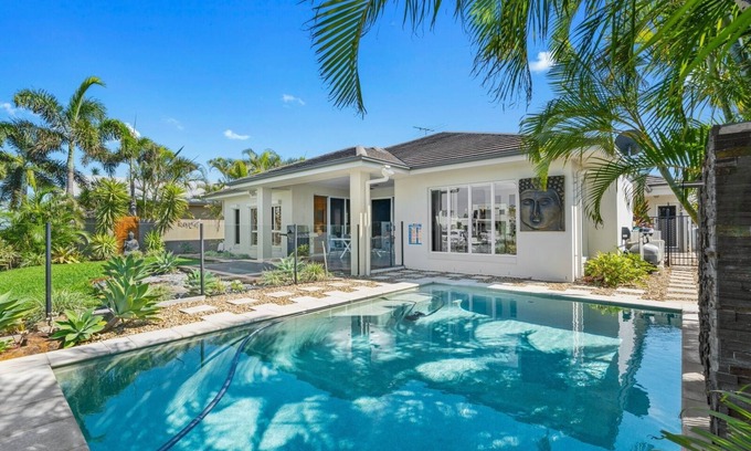 Banksia Beach House | Elegant Haven with Pool & Pet-Friendly Amenities