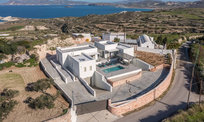 Milos Villa | Experience Thiopetra Villa Pumise: Ocean View & Poolside Bliss