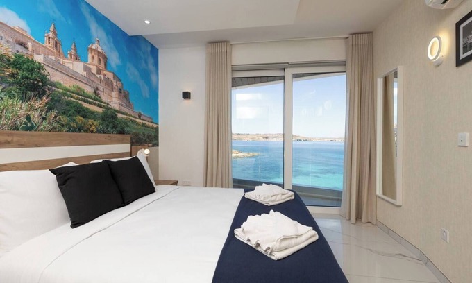 Qawra Apartment | Cozy 1-Bedroom Apartment in San Pawl il-Baħar