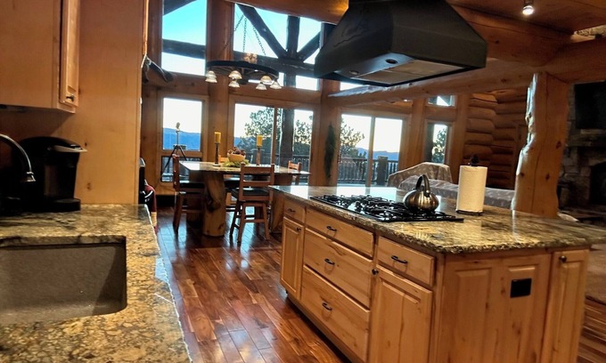 Canon City House | This breathtaking view and home is sitting w/a birds eye view of Pike's Peak.