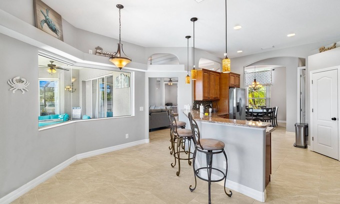 North Port House | Inviting North Port Retreat with Pool and Spa Amenities