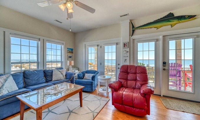 North Topsail Beach House | Unforgettable Oceanfront Escape at This'L Do - 2 Bed, 2 Bath