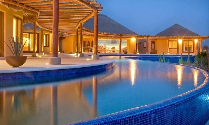 Todos Santos House | Ocean View Resort Home with Heated Salt Water Pool