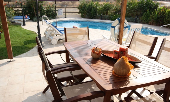 Pissouri Villa | Three Bedroom Villa with Private Pool & Garden Oasis