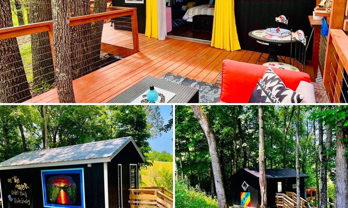Sparta Cabin | Cozy Riverfront Cabins in Downtown Sparta - Pet Friendly Stay