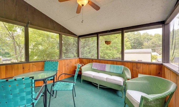 Lake George House | Guest Rated: Pet-Friendly Queensbury Home with Screened Porch
