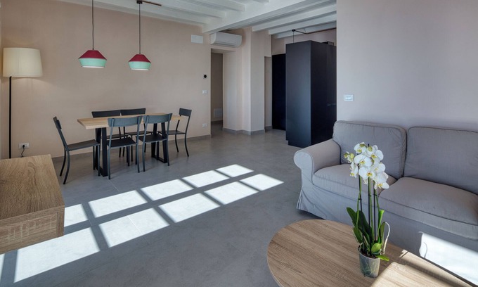 Acquasanta Apartment | Three-room apartment second floor sea view two bathrooms