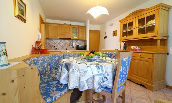 Fai della Paganella Apartment | Spacious Three-Room Apartment with Spa in Fai della Paganella