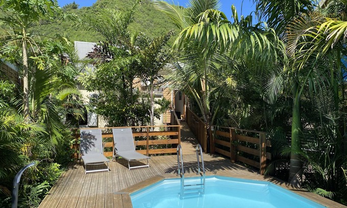 Entre-Deux House | Discover Ti Kaz' Entre-deux Souffles with Ocean Views & Spa