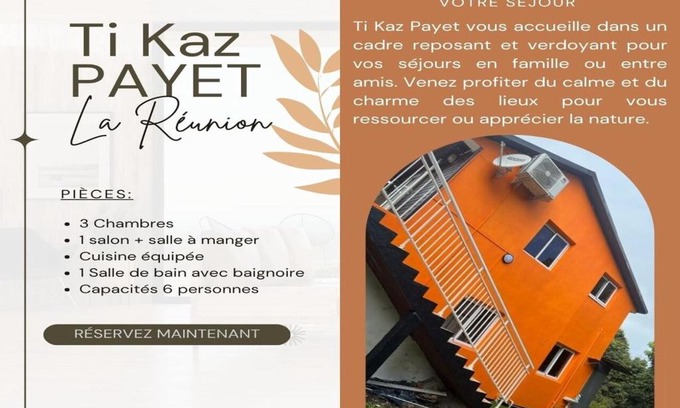 Saint-Benoit House | Ti Kaz Payet-T4 Meublé-SAINT BENOÎT