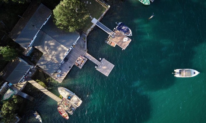 McCarrs Creek House | Discover Tides Reach Boathouse: Ocean Views & Private Beach