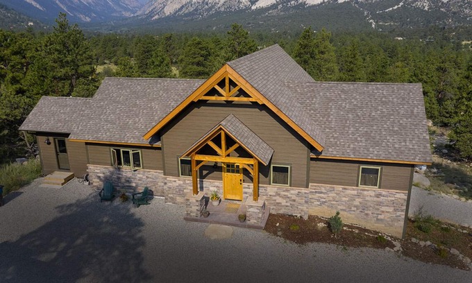 Nathrop House | Timber Frame Home: Breathtaking Views & Family-Friendly Amenities