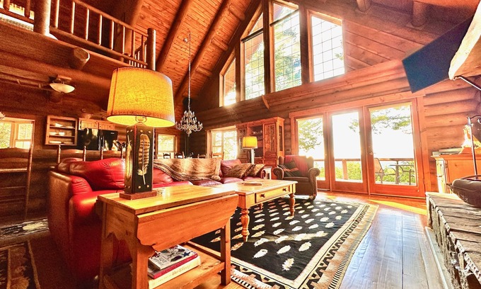 Rosario Cabin | Timber Lodge with Theater Room, Hot Tub & Ocean Views